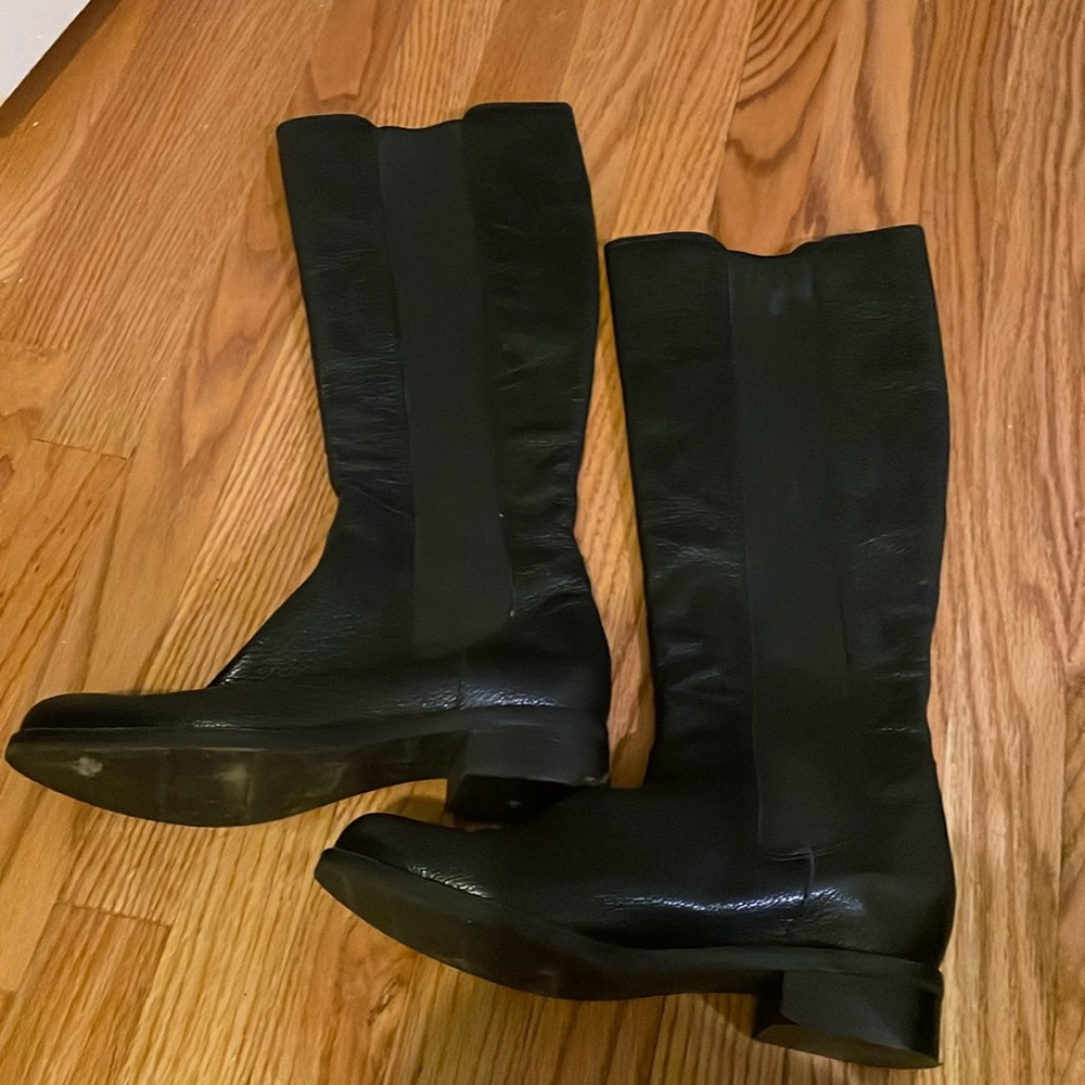 Tall Cole Haan black boots